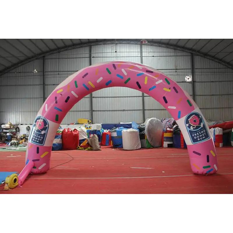 Ari constant inflatable  model  bow, cartoon santa claus arch,inflatable advertising snow man bows for christmas sale