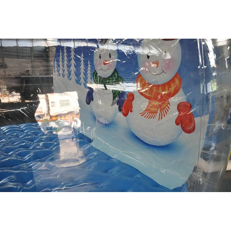 High quality christmas inflatable snow globe, outdoor snow globe inflatable decorations