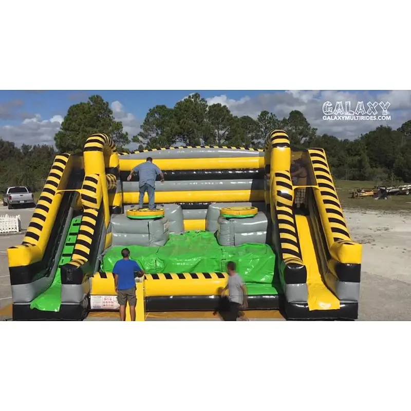 2018 HOT giant inflatable sports game, inflatable toxic twister game Inflatable Toxic Twister Interactive for Rental and sale