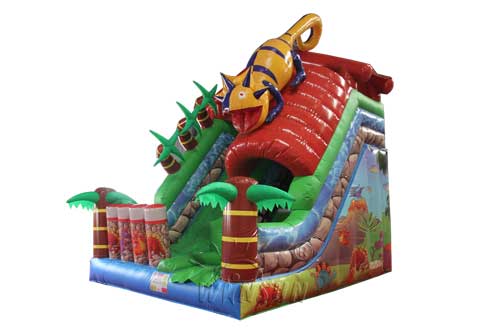 Inflatable lizard Slide