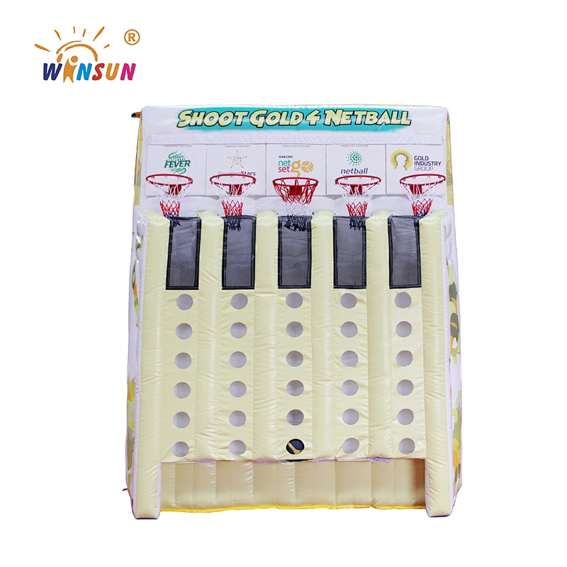 Customized connect 4 inflatable basketball connect 4 game for sale