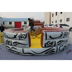inflatable bull mat, inflatable bouncing mat,Inflatable Mechanical Bull Mattress