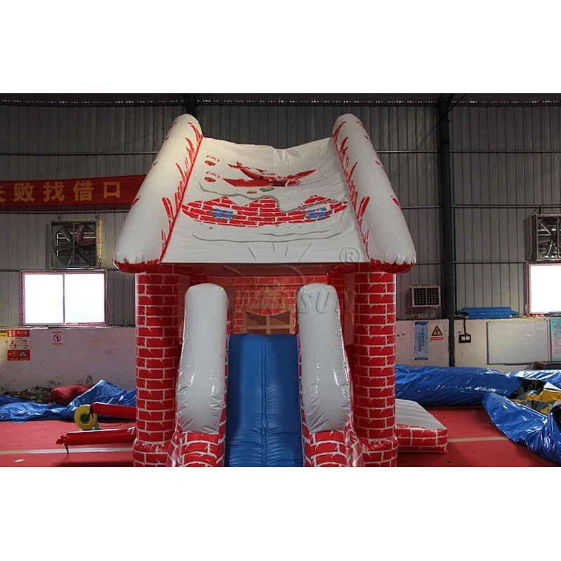 Birthday of Jesus Christ inflatable eve bounce house, Father christmas grotto, santa claus bounce room for sale