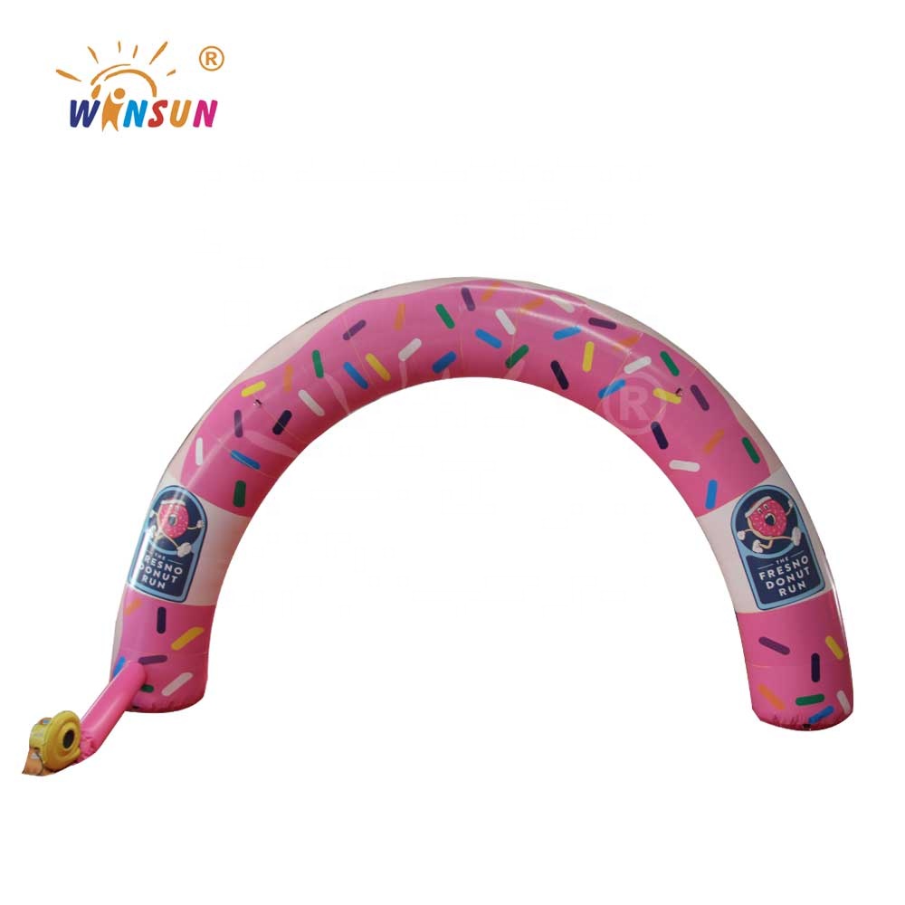 Ari constant inflatable  model  bow, cartoon santa claus arch,inflatable advertising snow man bows for christmas sale