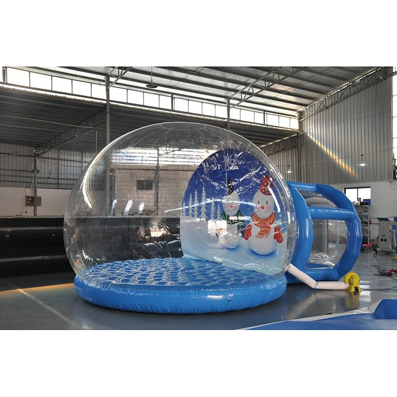 High quality christmas inflatable snow globe, outdoor snow globe inflatable decorations