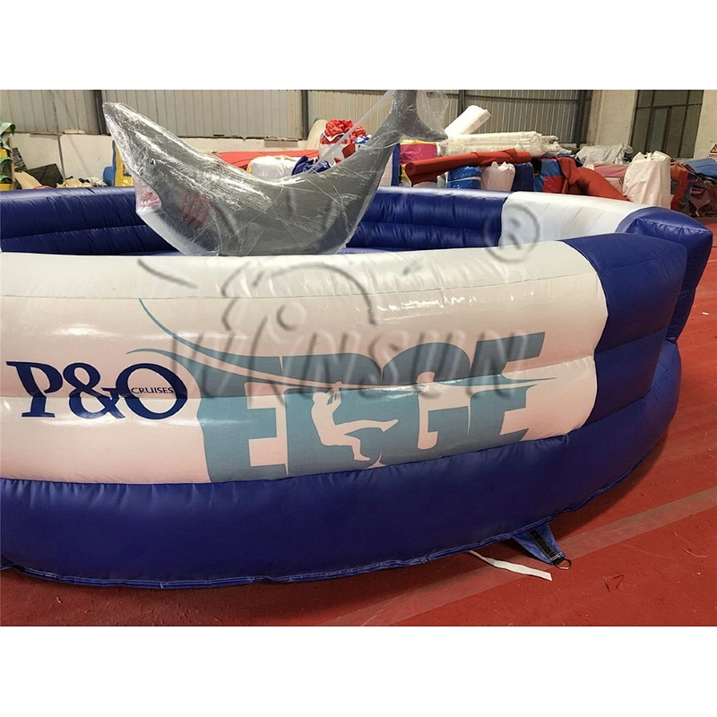 New design shark rodeo inflatable mechanical bull, mechanical bull riding for sale