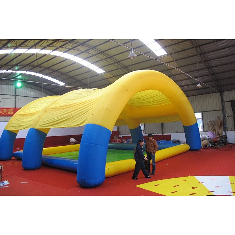 Fast Delivery Inflatable Water Swimming Pool With Tent