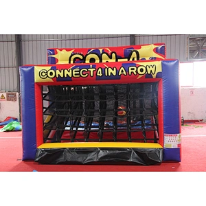 Outdoor Inflatable Basketball Shooting Game/ Inflatable basketball Throwing Connect Game 4 In A Row