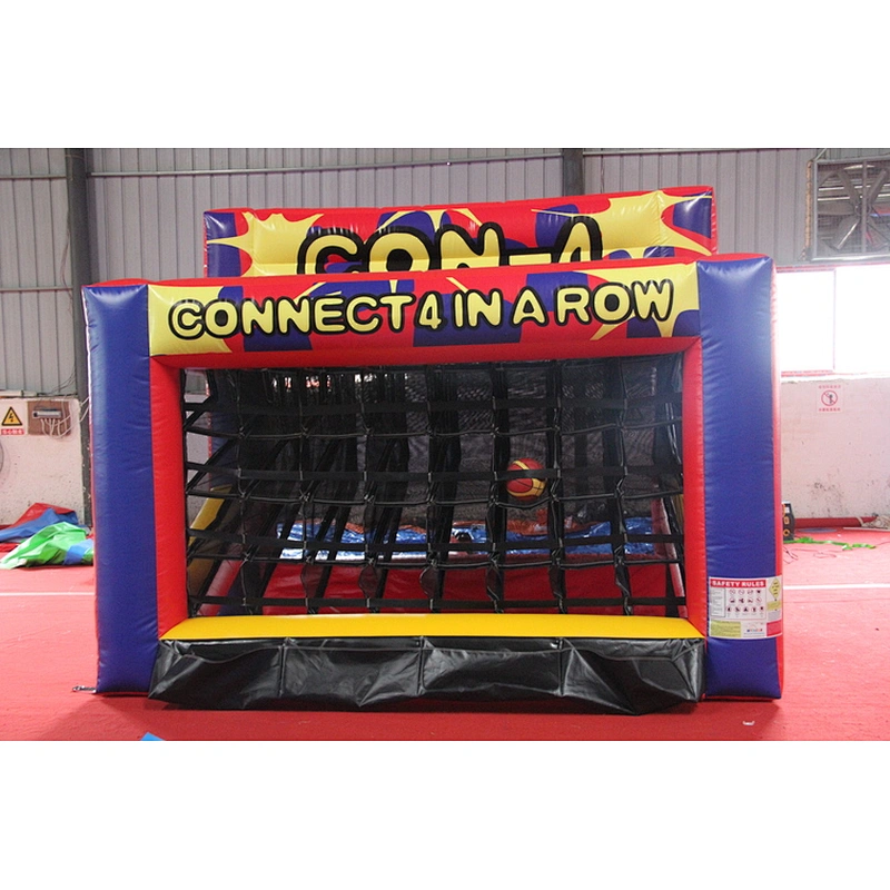 Outdoor Inflatable Basketball Shooting Game/ Inflatable basketball Throwing Connect Game 4 In A Row