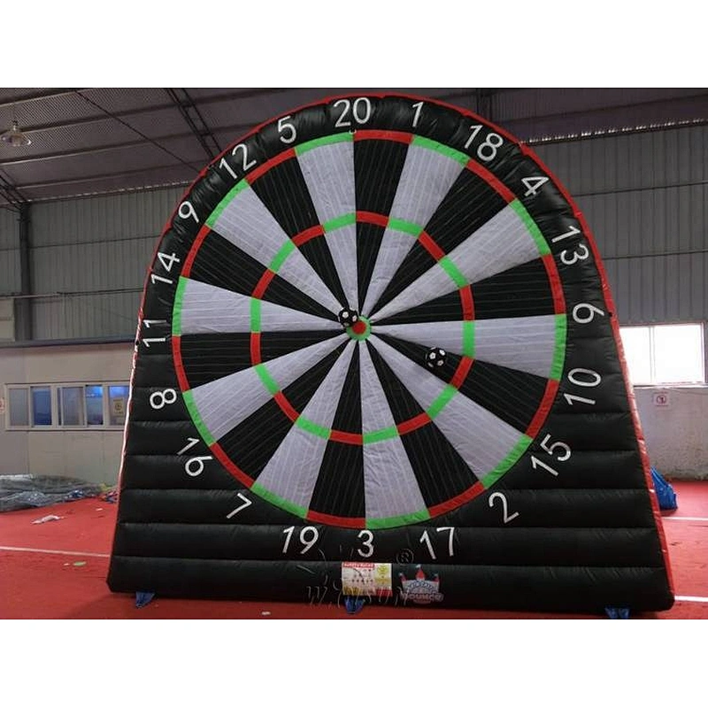 Bull eye inflatable foot dart boards,inflatable kick darts game board,inflatable soccer and golf dart score board for sale