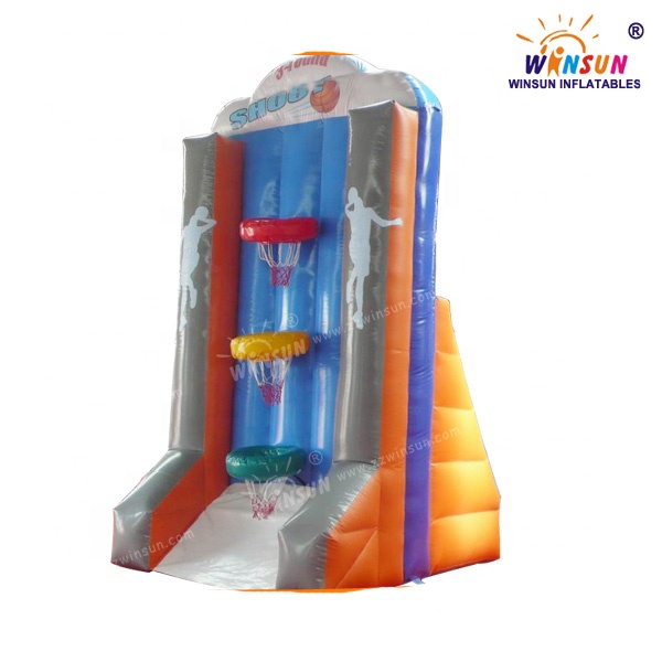 Hot indoor inflatable basketball shooting game for kids/party games for adults indoor