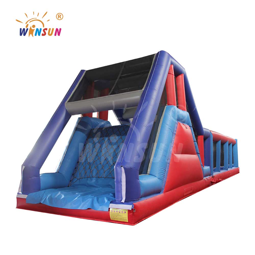 Two people competitive inflatable obstacle course, commercial obstacle course inflatable for adults