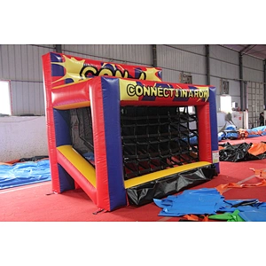 Outdoor Inflatable Basketball Shooting Game/ Inflatable basketball Throwing Connect Game 4 In A Row