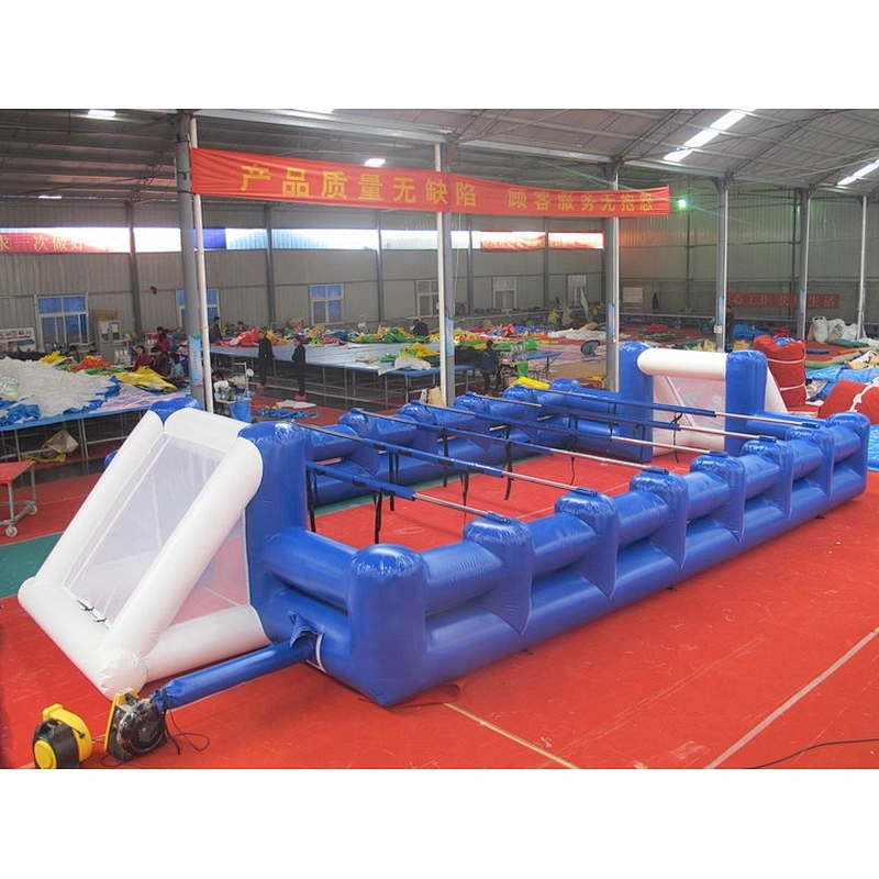 Hot sale fanatic air football goal inflatable soap football field