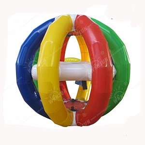0.9mm PVC Inflatable human body zorb ball, giant outdoor grass rolling ball tack for sale