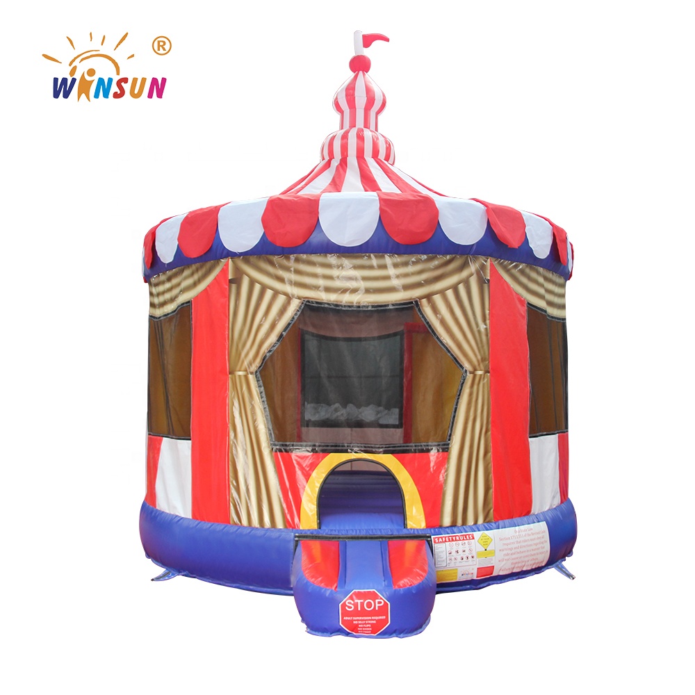 Circus commercial home backyard bounces, carousel clown moonwalks, Merry go round umping castle  house for rental or sale