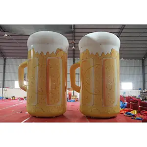 Customized Giant inflatable beer mug/inflatable beer bottle/inflatable beer glass for Oktoberfest advertising