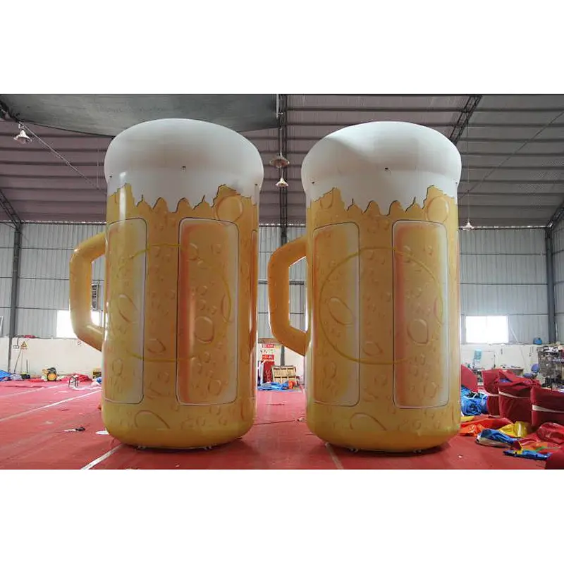 Customized Giant inflatable beer mug/inflatable beer bottle/inflatable beer glass for Oktoberfest advertising