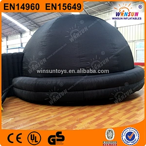 Portable inflatable planetarium dome tent inflatable projection dome tent