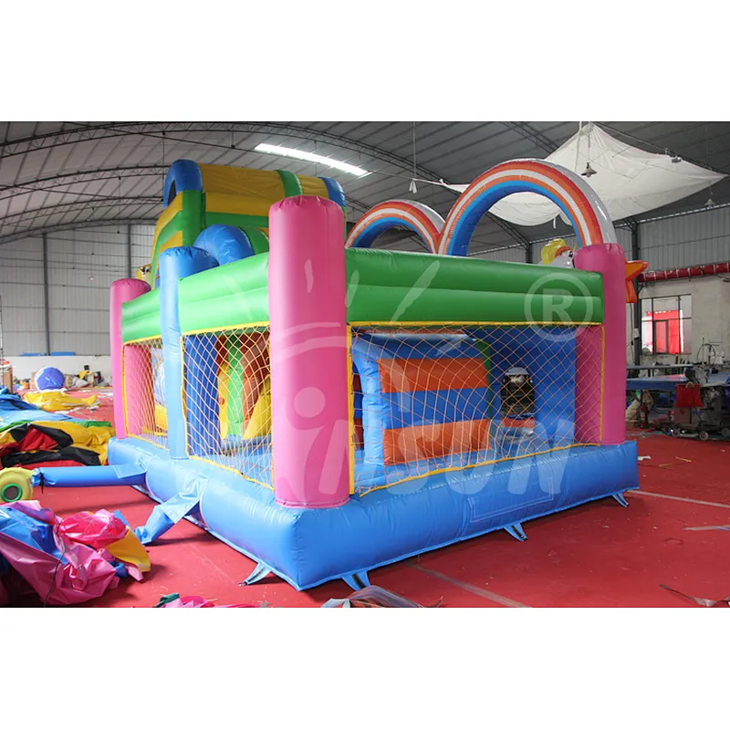 commercial custom pvc inflatable ultimate combo unicorn bounce house