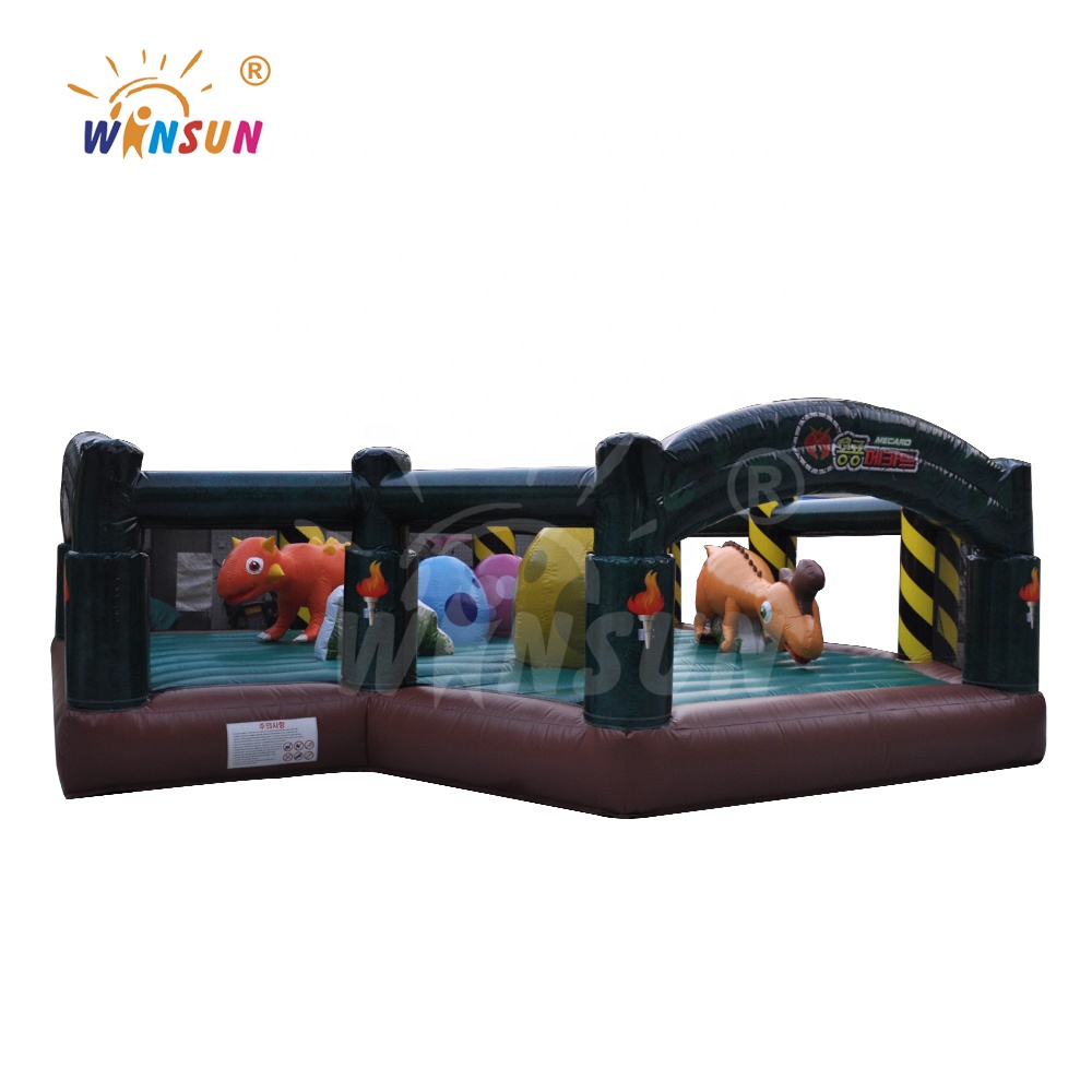 Amusement park inflatable dino funlands bouncer games,inflatable dinosaur trampoline,inflatable dino moonwalk bouncer games