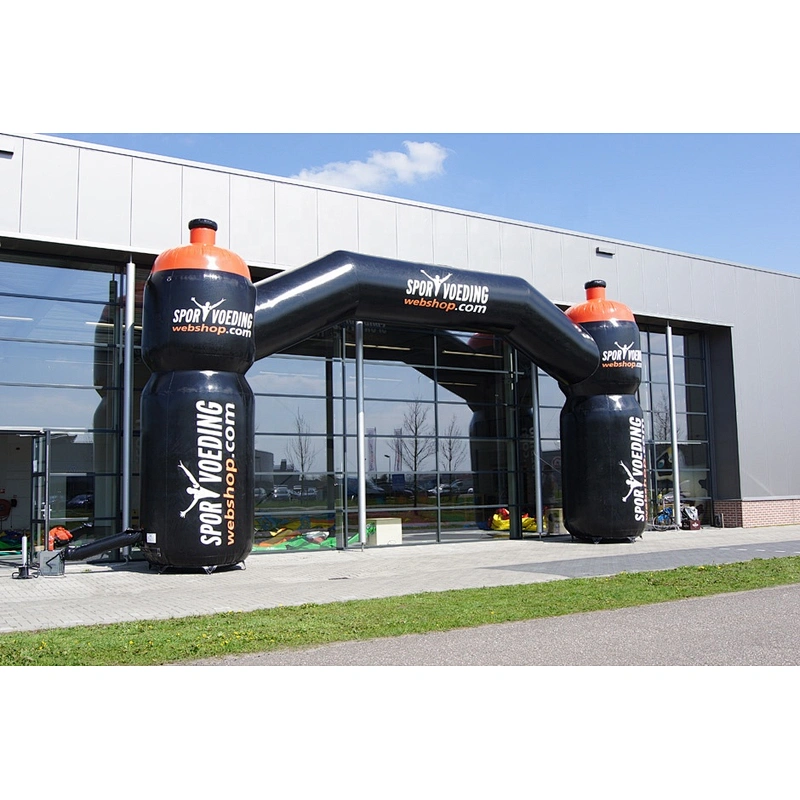 oxford or PVC advertising inflatable arch price inflatable bottle arch