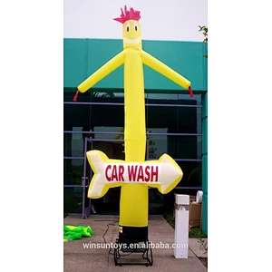 6 ft customized Yellow inflatable car wash air dancer