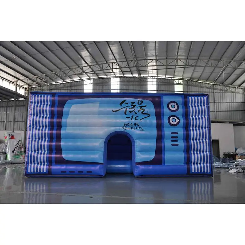 Catch your eye inflatable television shelter tents, tv promotion inflatable tent for hot selling