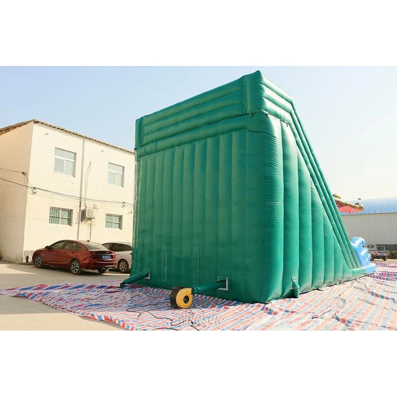 Inflatable King Crocodile Dual Slide
