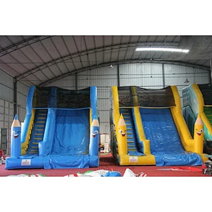 Pirate Island Inflatable Slide