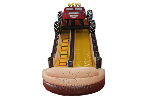 Monster Truck Inflatable Slide