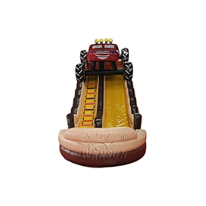Monster Truck Inflatable Slide