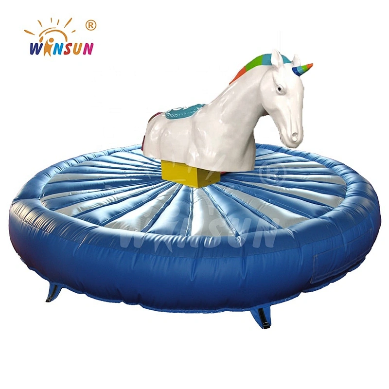 5M inflatable mechanical unicorn riding horse rodeo unicorn game