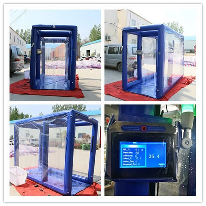 Cheap inflatable disinfection channel/outdoor inflatable disinfection tent tunnel/disinfection tent for sales