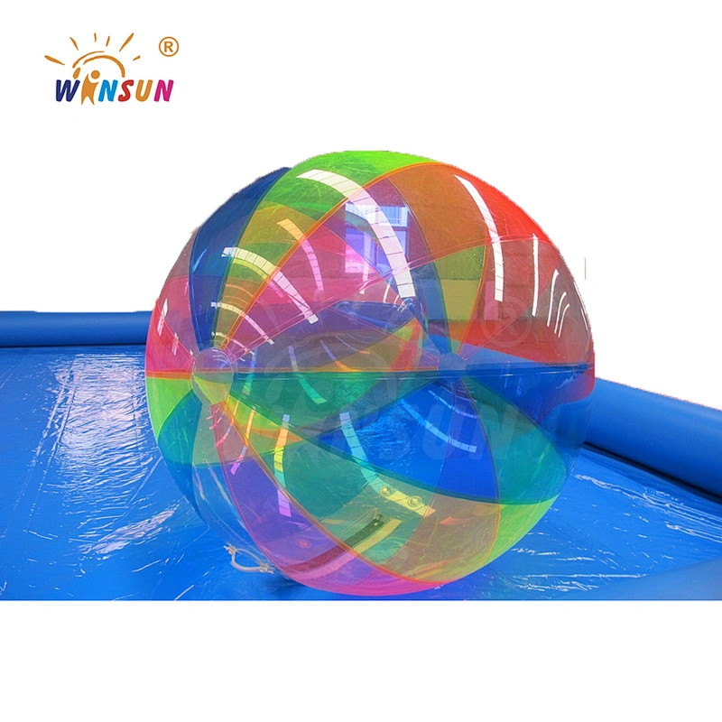 2m/1.8m TPU colorful inflatable water walking ball, high quality inflatable plastic water balls for swimming pool