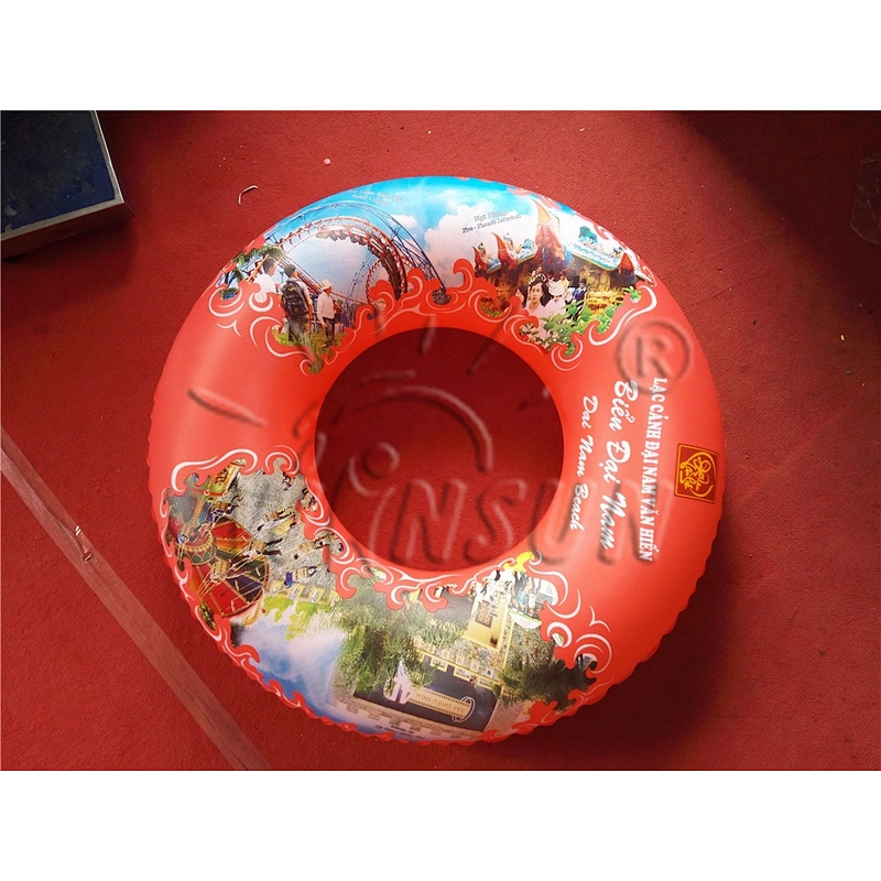 Hot sale inflatable round rive swimming float ring, colourful swimming ring adult