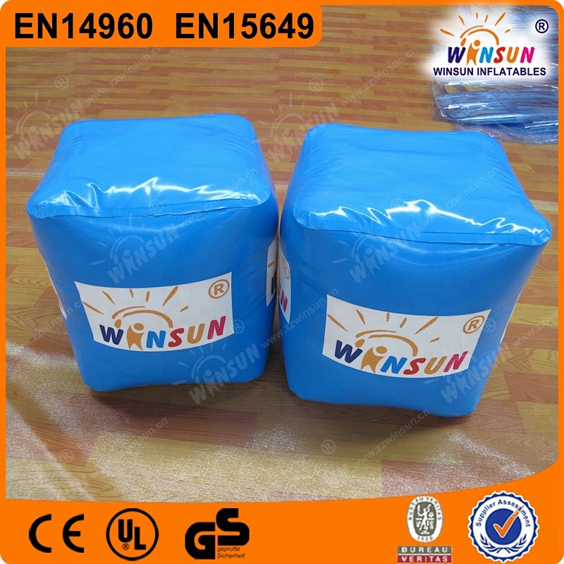 Sealed airtight floating inflatable stool models for promotion