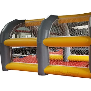 Adult inflatable shoot for goals,inflatable speed cages, soccer train games for rental