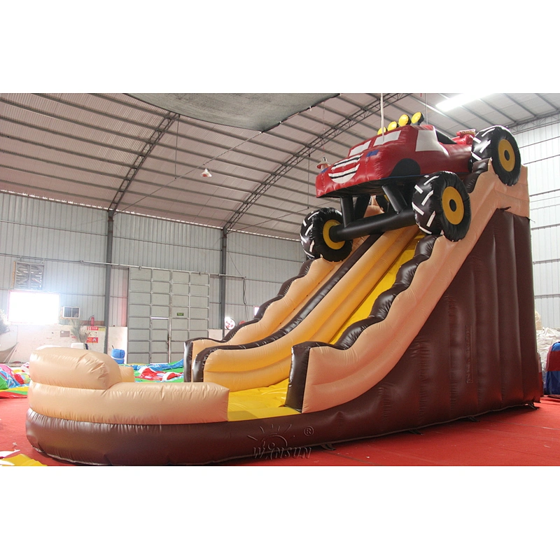 Monster Truck Inflatable Slide