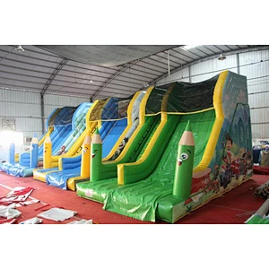 Pirate Island Inflatable Slide