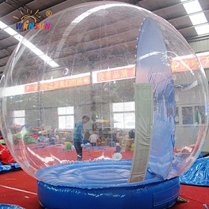 Ads decoration  inflatable snow show balls, Christmas snow globe,inflatable Christmas display ball for decoration