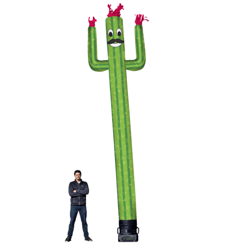 Giant inflatable cactus air dancer character inflatable sky dancer flower for sale