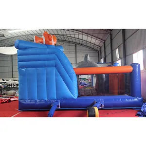 strong and durable inflatable bouncer combo slide