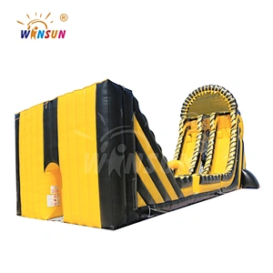 Popular zip line inflatable, CE commercial extremely fun inflatable zip line for rental,Mobile Zip Line game for sale
