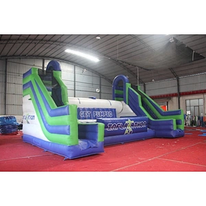 Hot sale interactive inflatable gladiator game for adult, inflatable battle zone