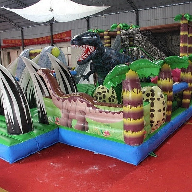 Adventure inflatable jurassic park funcity, inflatable jurassic world, adventure paradise bouner