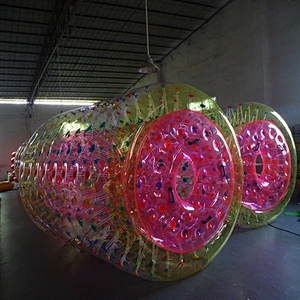 Giant inflatable walking roller water roller, inflatable balls aqua roller swimming float