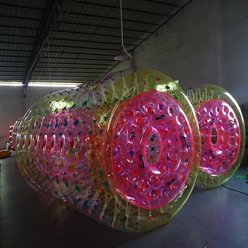 Giant inflatable walking roller water roller, inflatable balls aqua roller swimming float