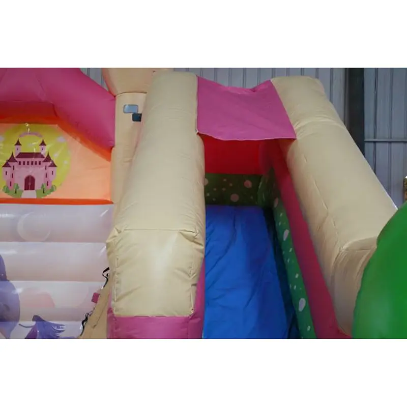 Cute inflatable  pink princess jumping house for sale, backyard open jumping moonwalks for sale