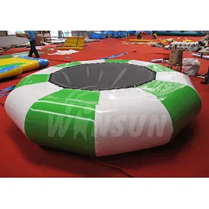 Easy set up and portable water frameless inflatable bongos trampoline